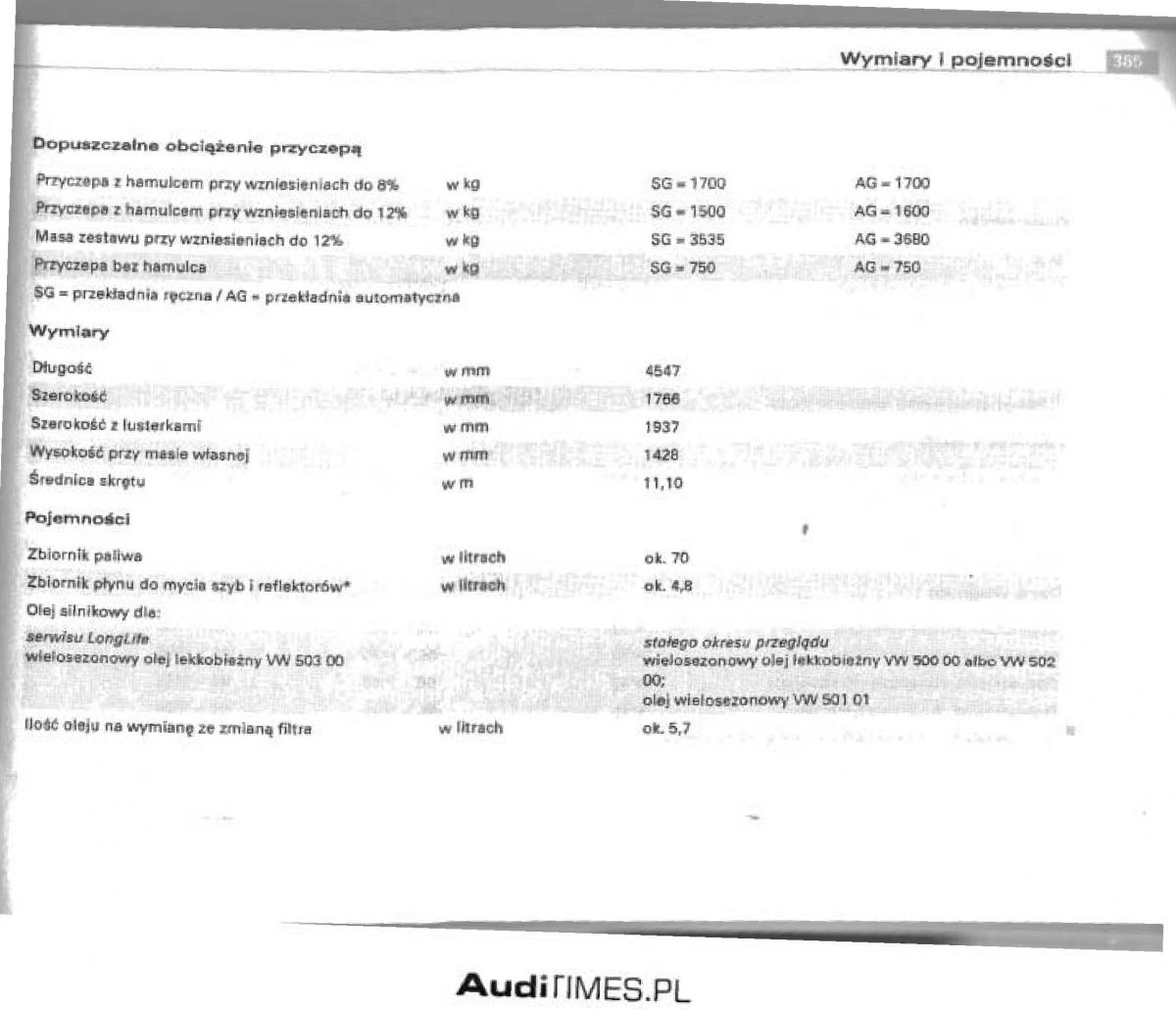 manual  Audi A4 B6 instrukcja / page 364