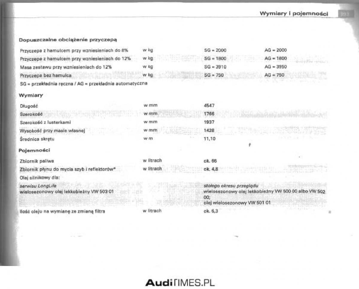 manual  Audi A4 B6 instrukcja / page 371