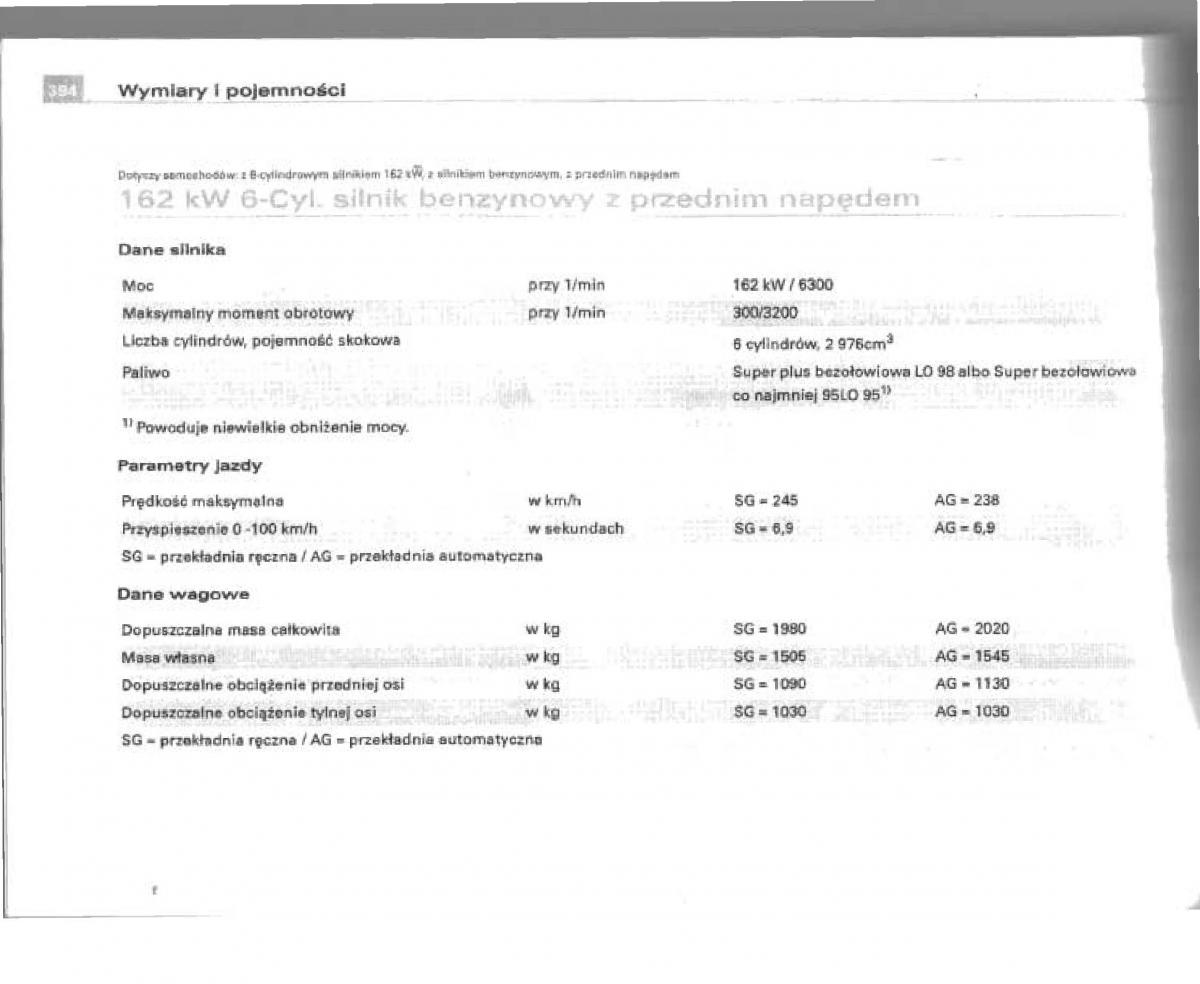 manual  Audi A4 B6 instrukcja / page 372