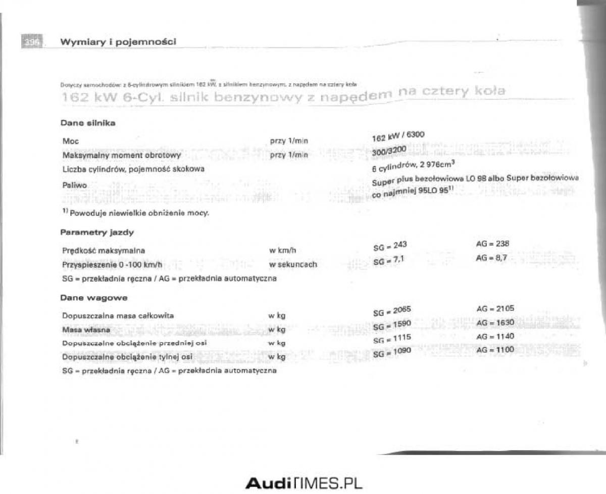 manual  Audi A4 B6 instrukcja / page 374