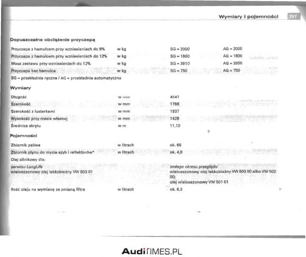 manual  Audi A4 B6 instrukcja / page 375
