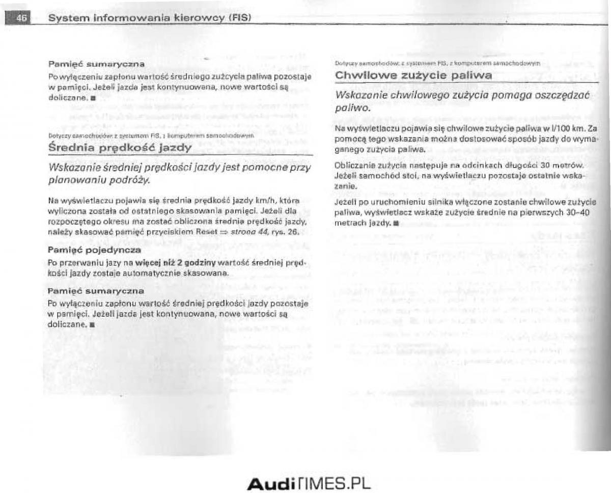 manual  Audi A4 B6 instrukcja / page 41