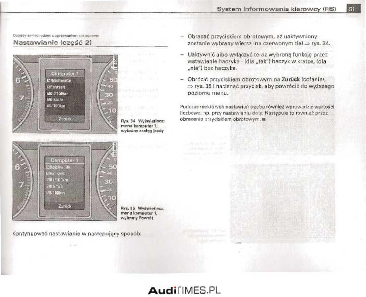 Audi A4 B6 instrukcja obslugi / page 46