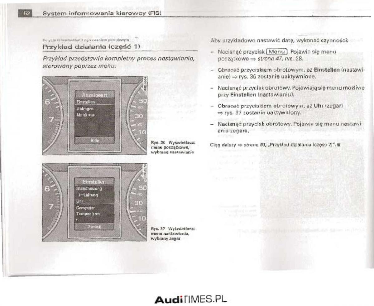 Audi A4 B6 instrukcja obslugi / page 47