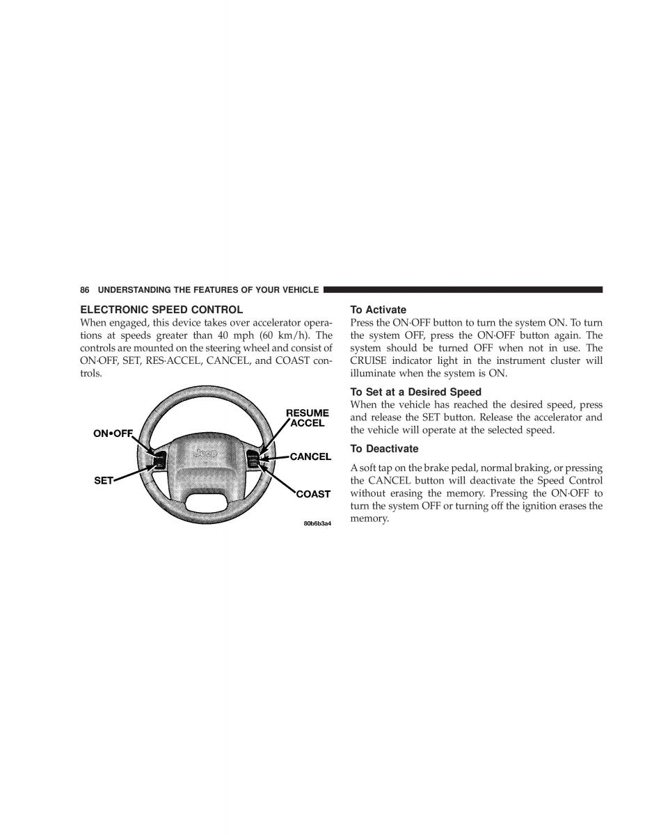 Jeep Grand Cherokee WJ manual / page 86