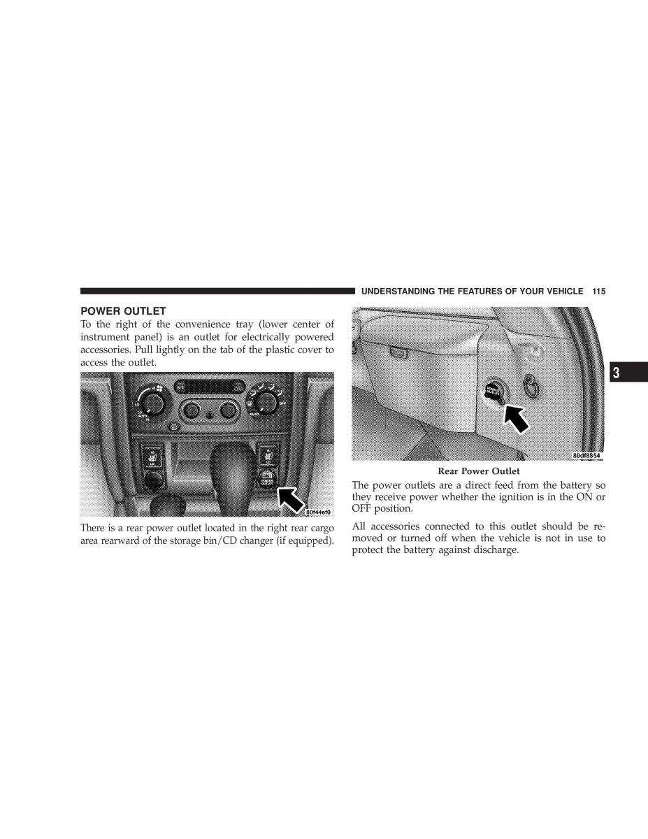 Jeep Grand Cherokee WJ manual / page 115