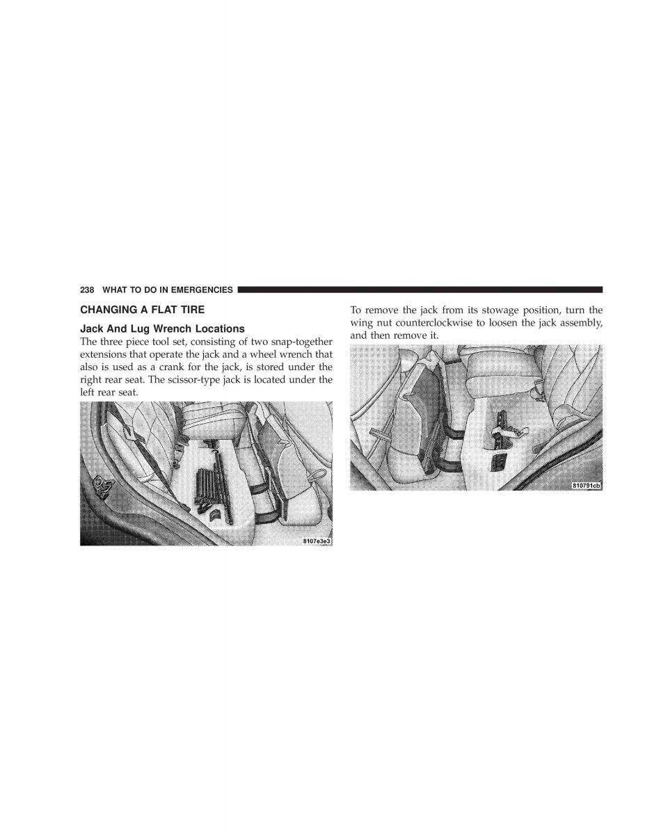 Jeep Grand Cherokee WJ manual / page 238