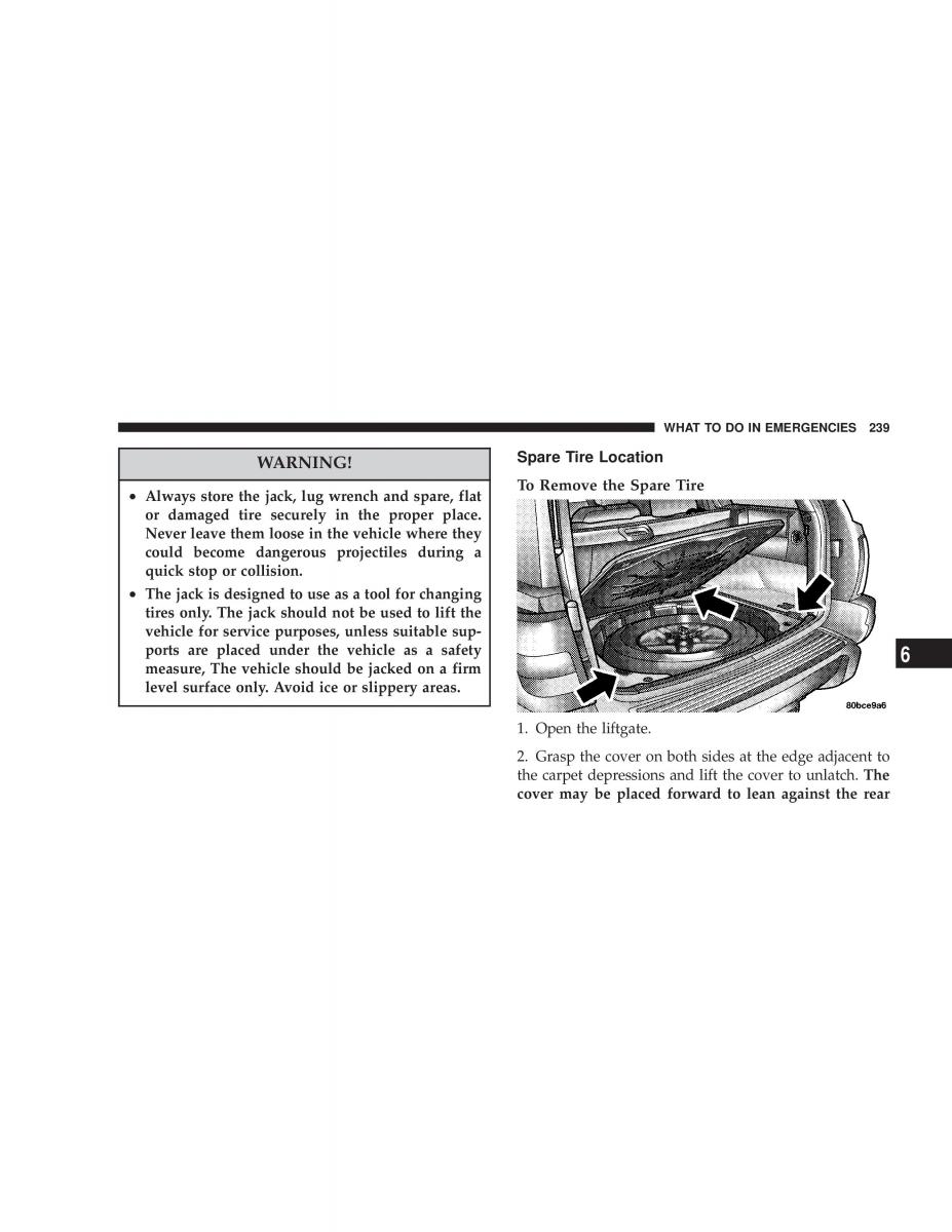 Jeep Grand Cherokee WJ manual / page 239