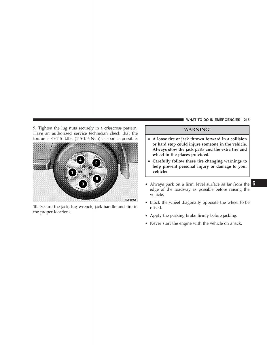 Jeep Grand Cherokee WJ manual / page 245