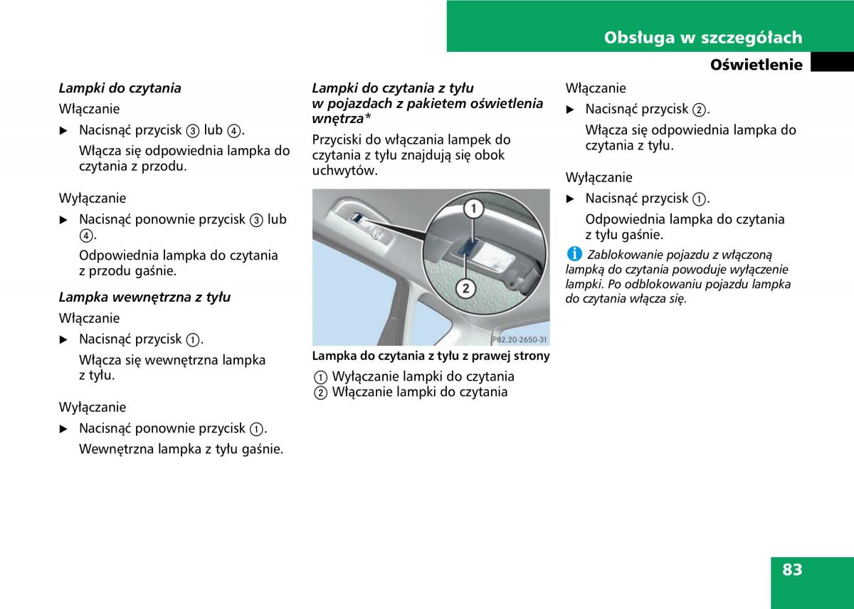 Mercedes A classe II W169 instrukcja obslugi / page 85