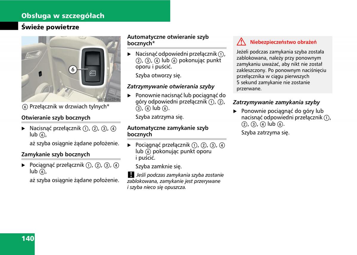 Mercedes A classe II W169 instrukcja obslugi / page 142