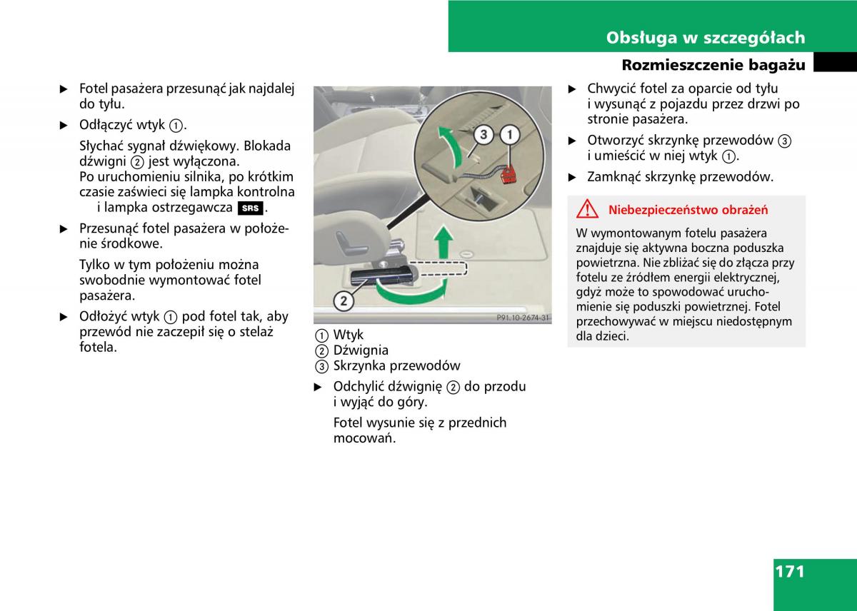 Mercedes A classe II W169 instrukcja obslugi / page 173