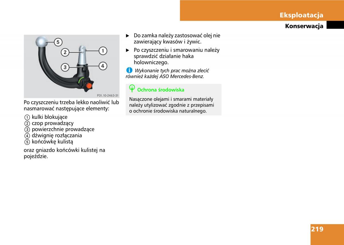 Mercedes A classe II W169 instrukcja obslugi / page 221