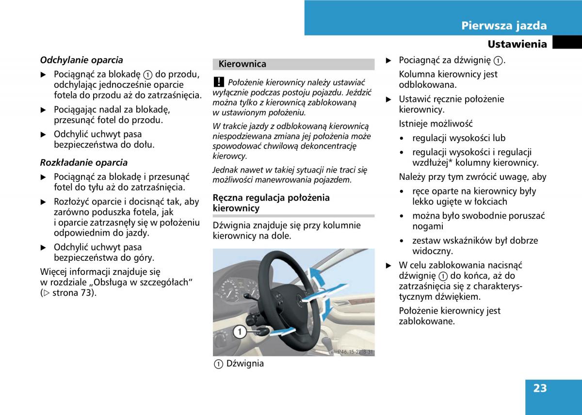 Mercedes A classe II W169 instrukcja obslugi / page 25