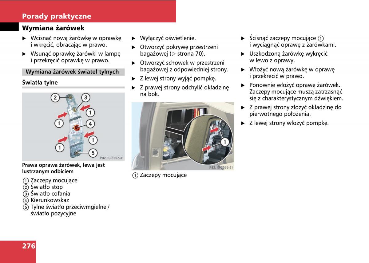 Mercedes A classe II W169 instrukcja obslugi / page 278