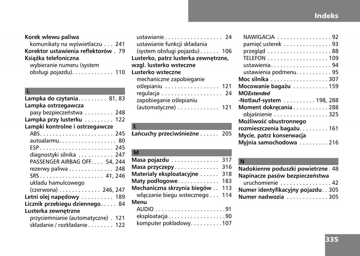 Mercedes A classe II W169 instrukcja obslugi / page 337