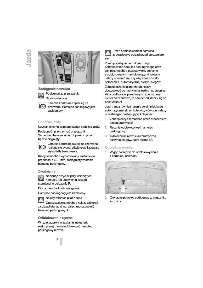 BMW 7 F01 instrukcja obslugi / page 61