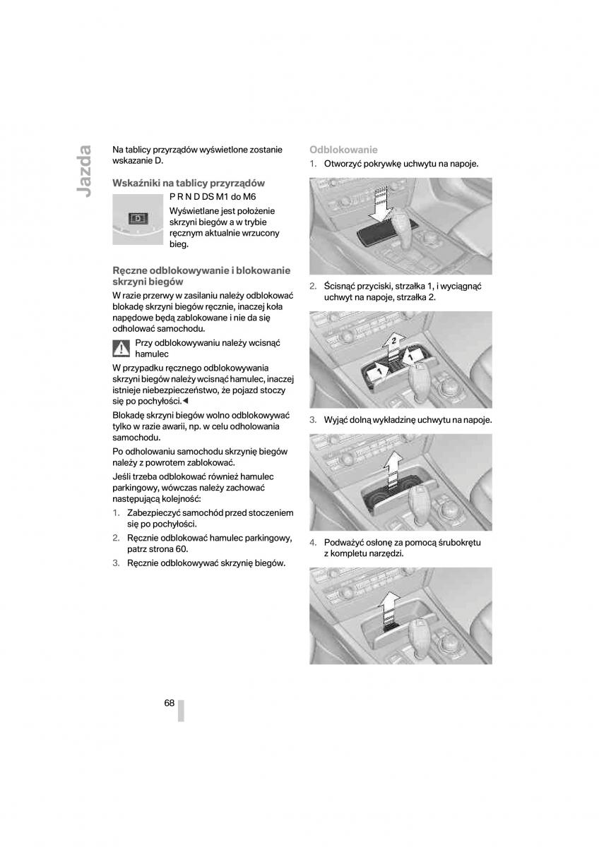 BMW 7 F01 instrukcja obslugi / page 69