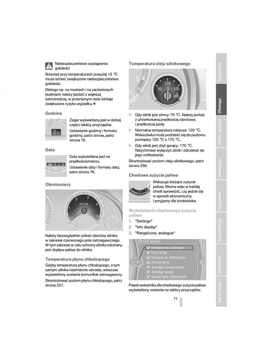 BMW 7 F01 instrukcja obslugi / page 72