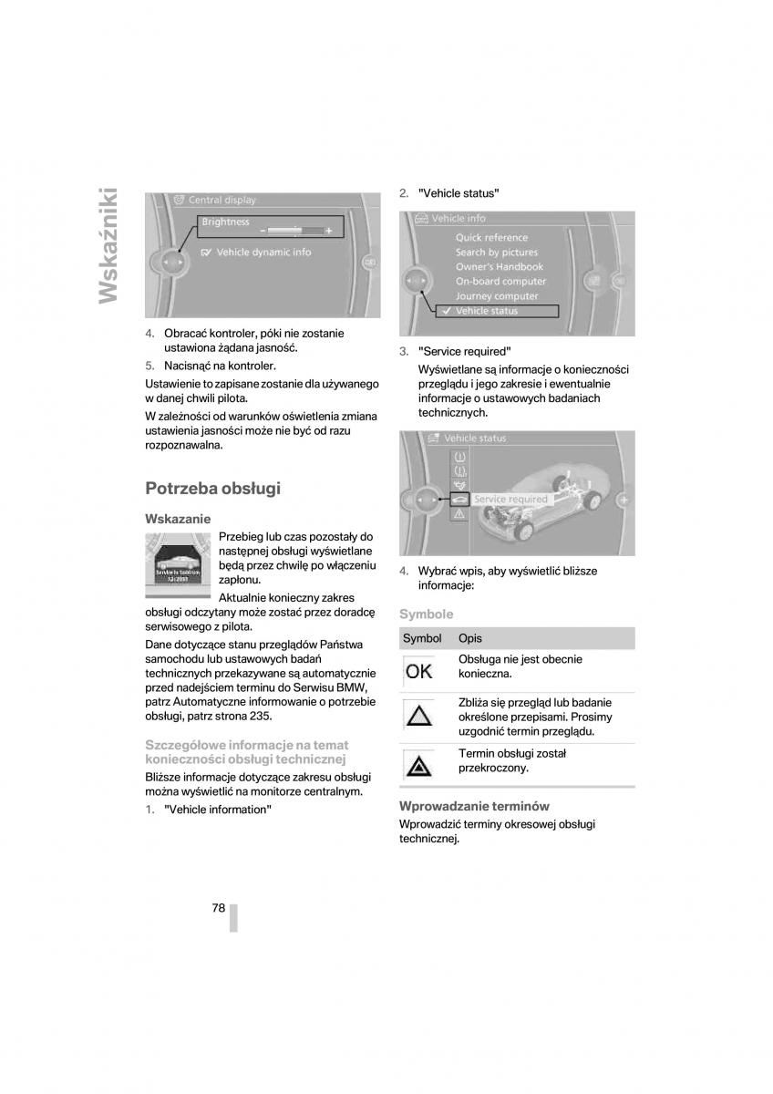 BMW 7 F01 instrukcja obslugi / page 79