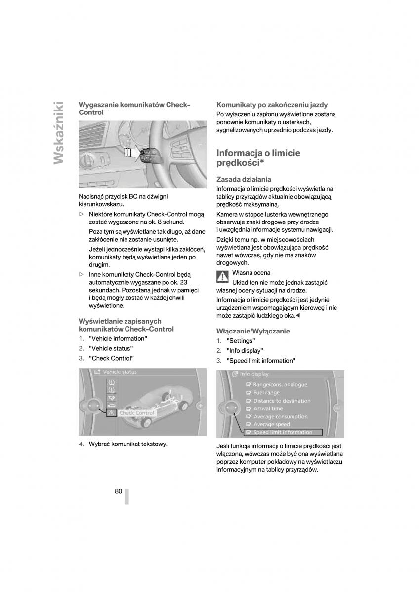 BMW 7 F01 instrukcja obslugi / page 81