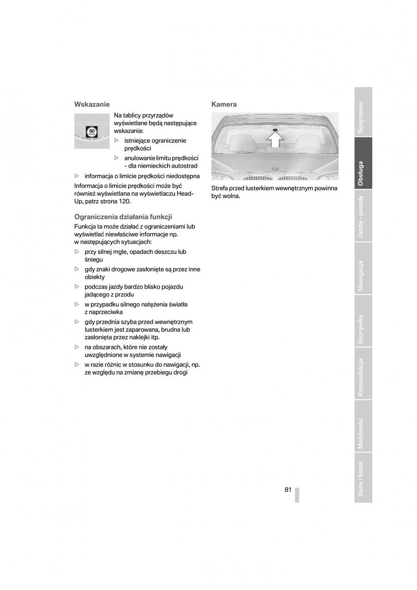 BMW 7 F01 instrukcja obslugi / page 82