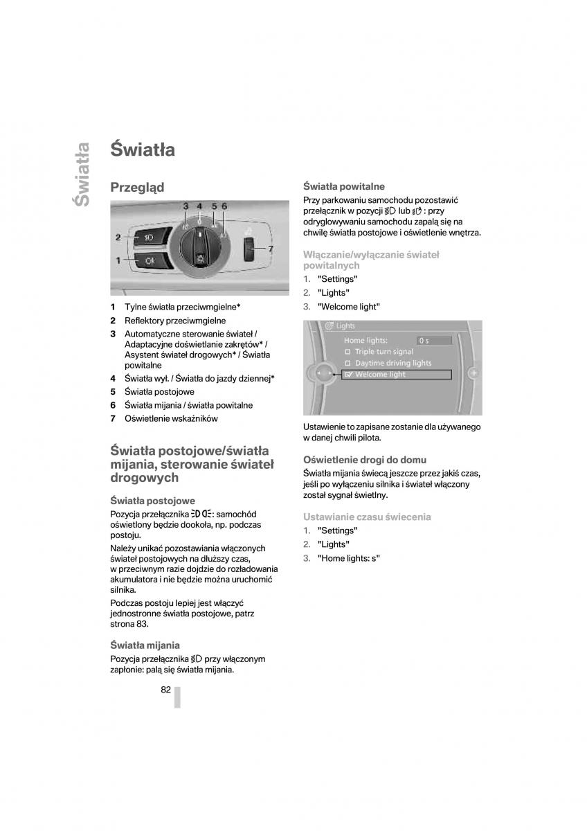 BMW 7 F01 instrukcja obslugi / page 83