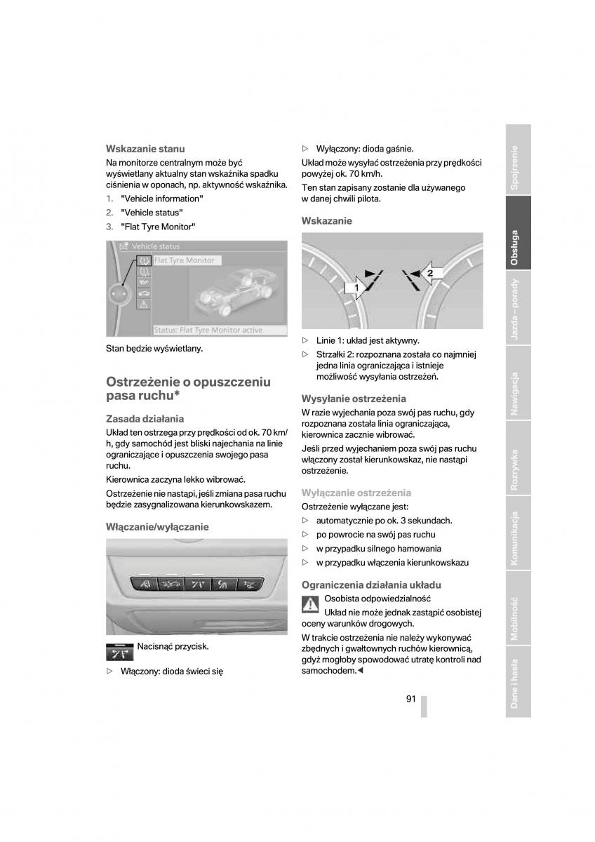 BMW 7 F01 instrukcja obslugi / page 92