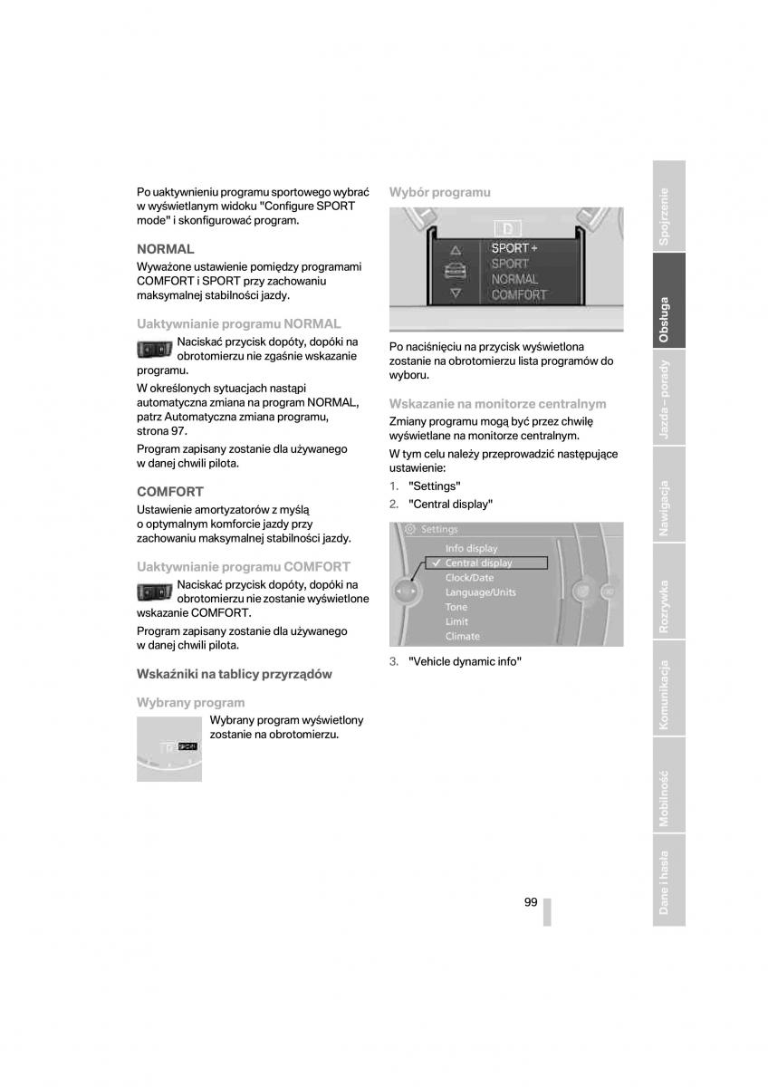 BMW 7 F01 instrukcja obslugi / page 100