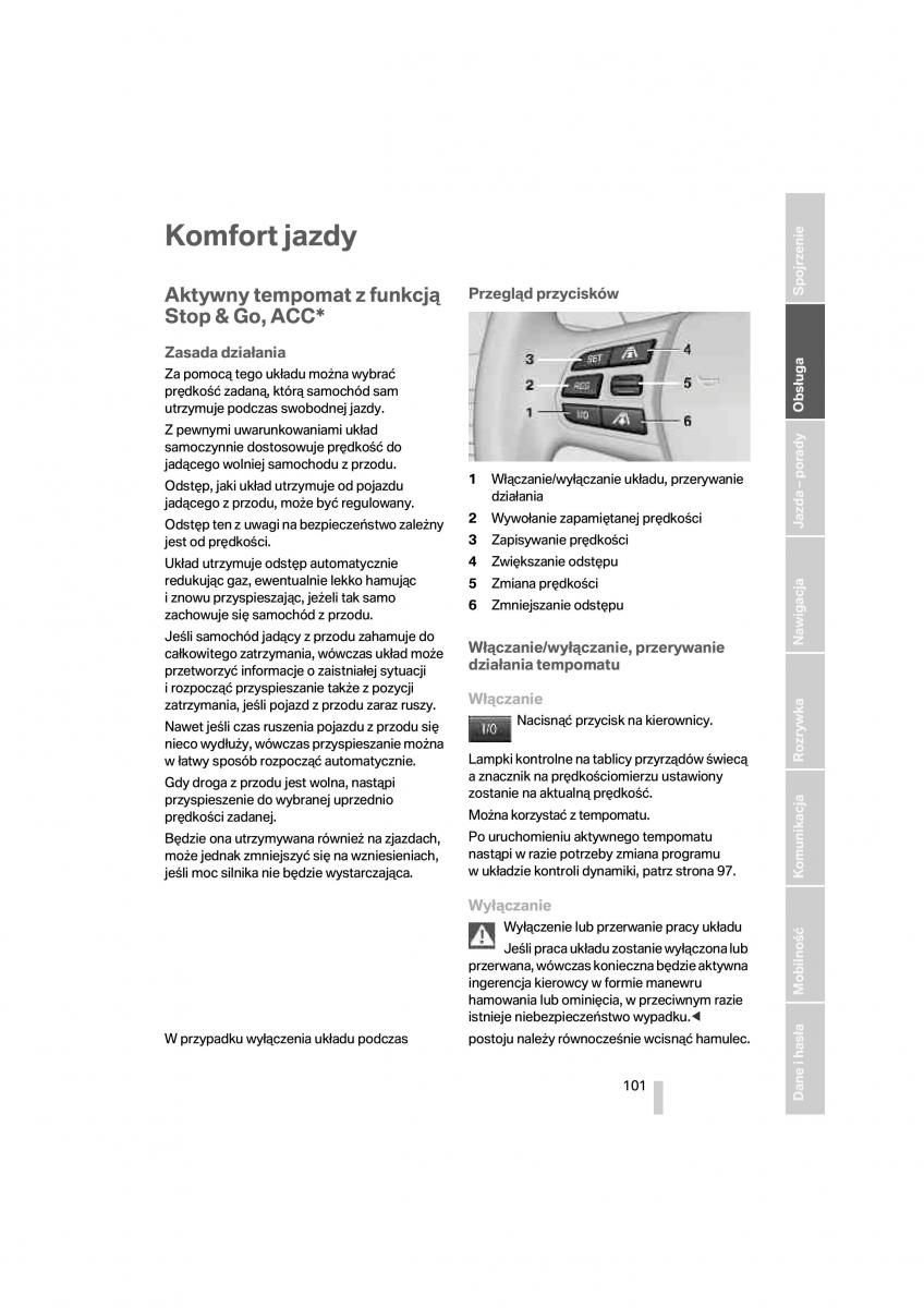 BMW 7 F01 instrukcja obslugi / page 102