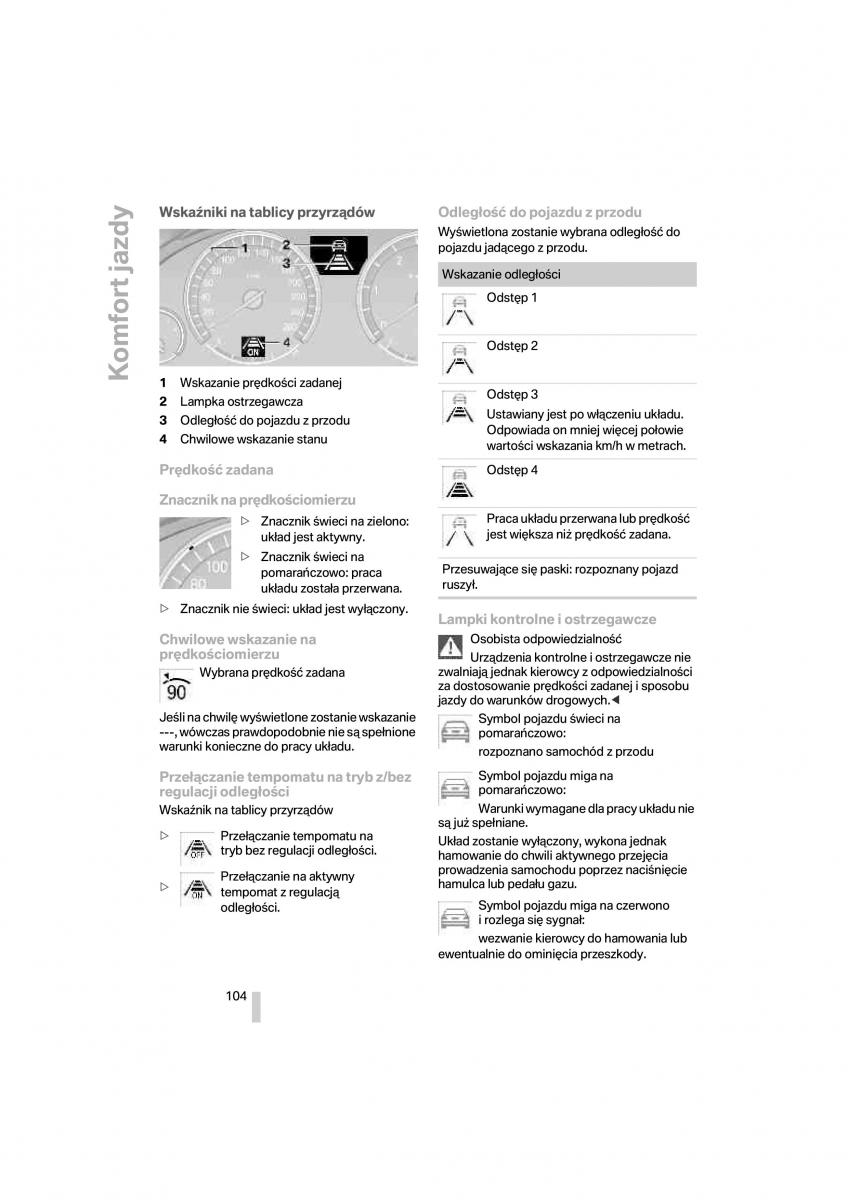 BMW 7 F01 instrukcja obslugi / page 105