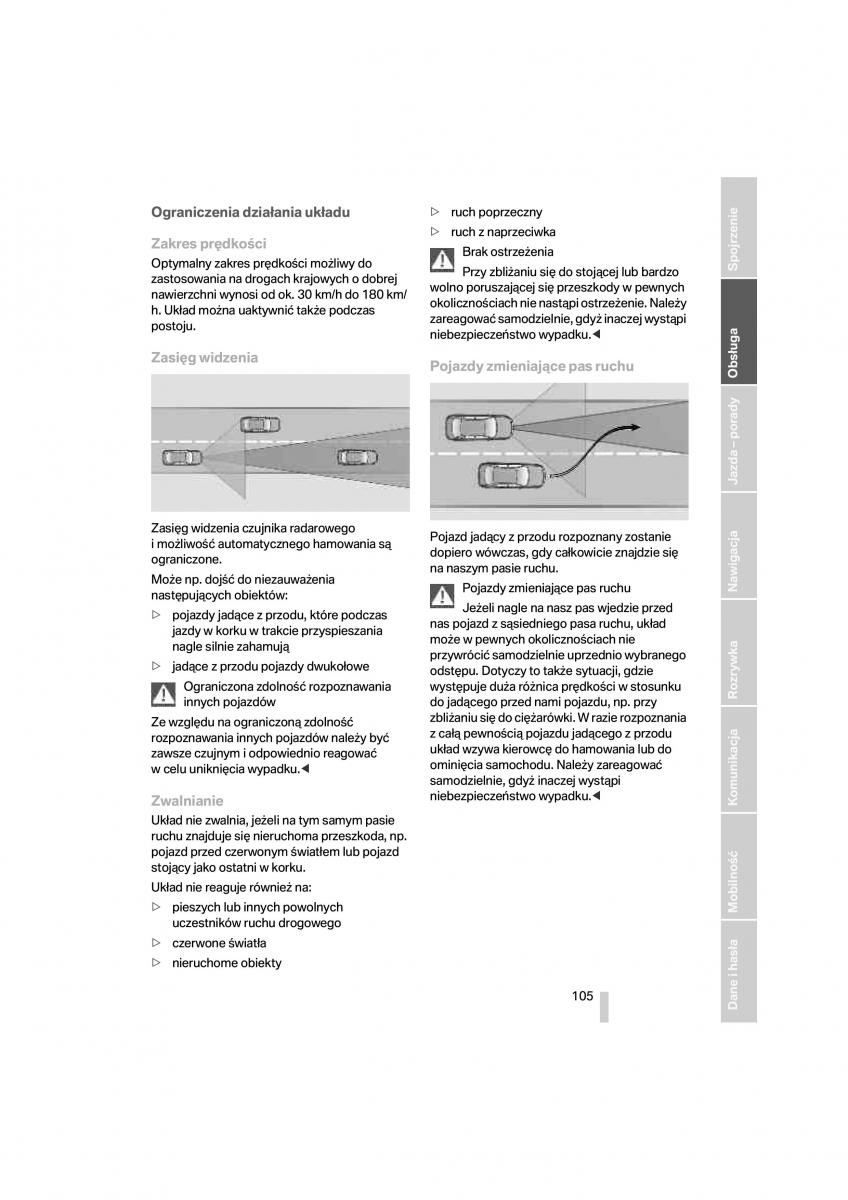 BMW 7 F01 instrukcja obslugi / page 106