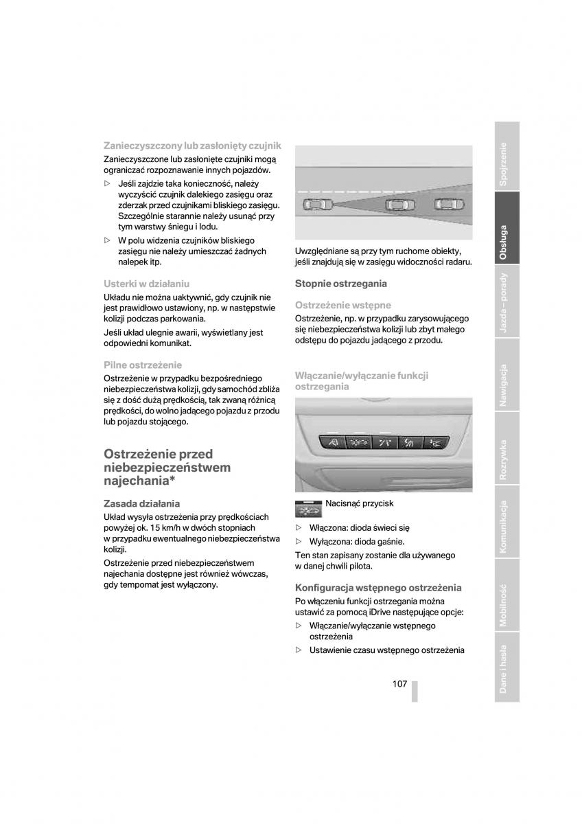 BMW 7 F01 instrukcja obslugi / page 108