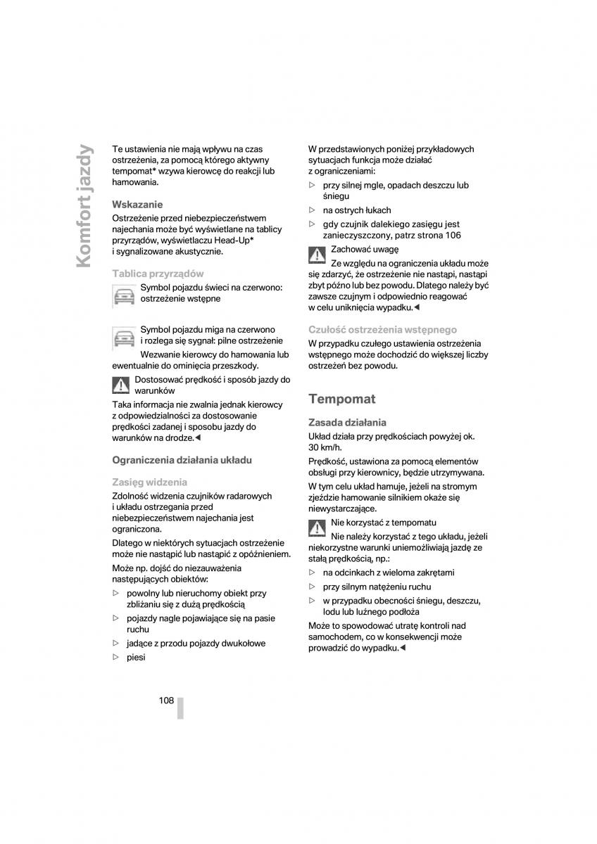 BMW 7 F01 instrukcja obslugi / page 109