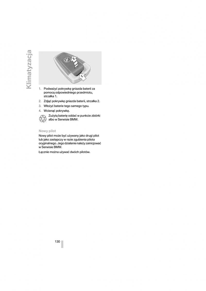 BMW 7 F01 instrukcja obslugi / page 131