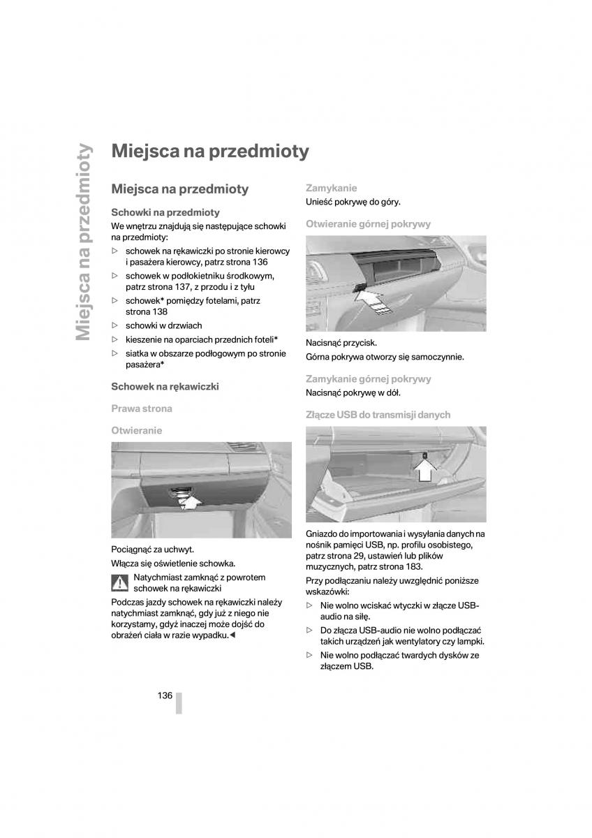 BMW 7 F01 instrukcja obslugi / page 137