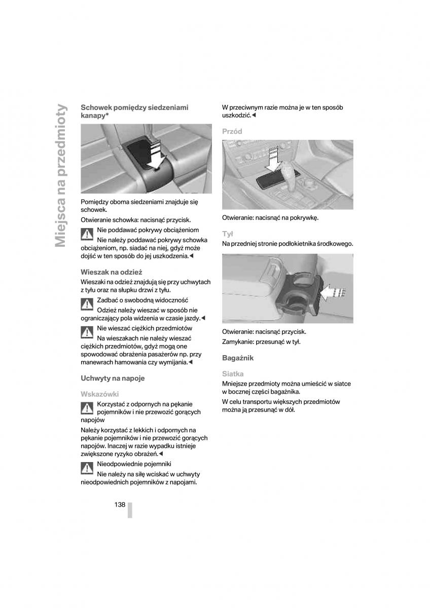 BMW 7 F01 instrukcja obslugi / page 139