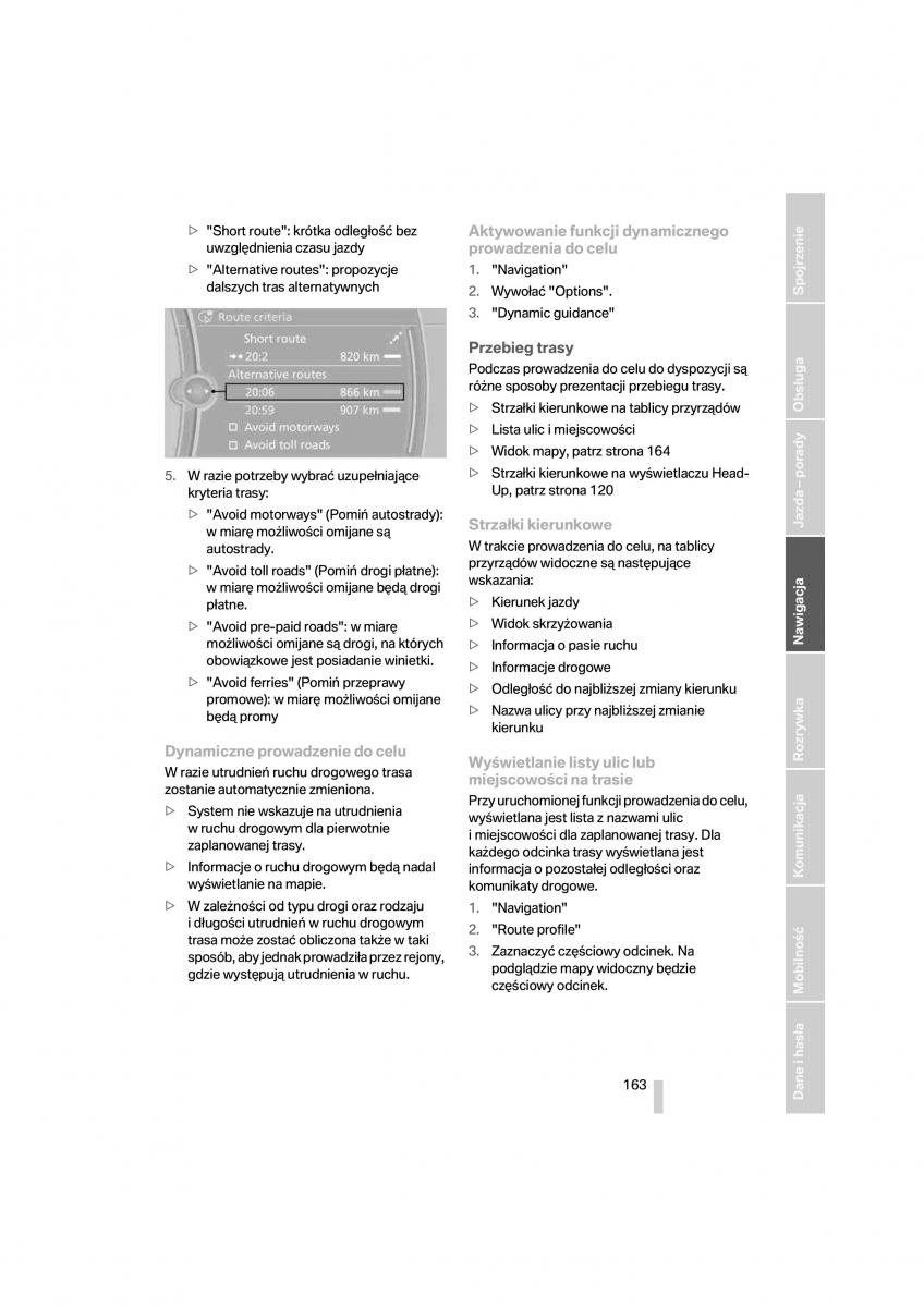 BMW 7 F01 instrukcja obslugi / page 164