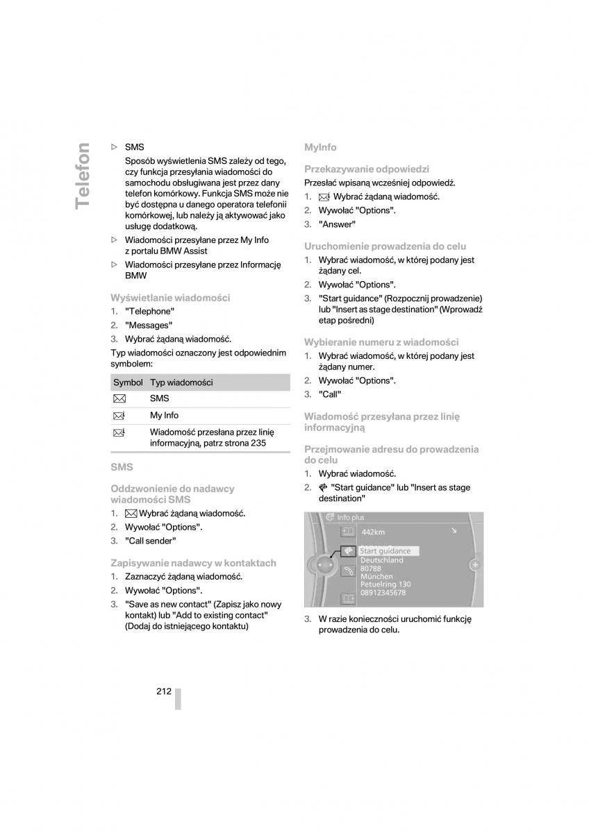 BMW 7 F01 instrukcja obslugi / page 213