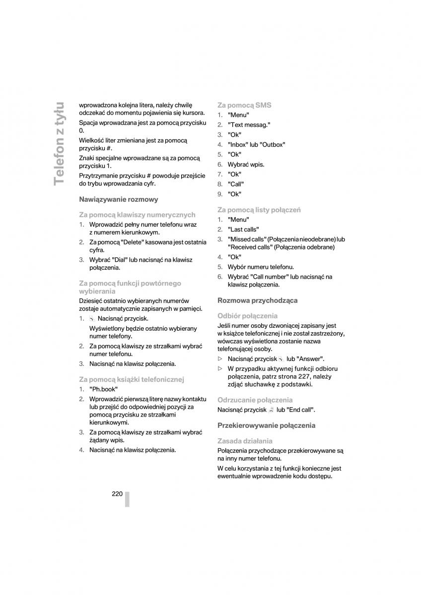 BMW 7 F01 instrukcja obslugi / page 221