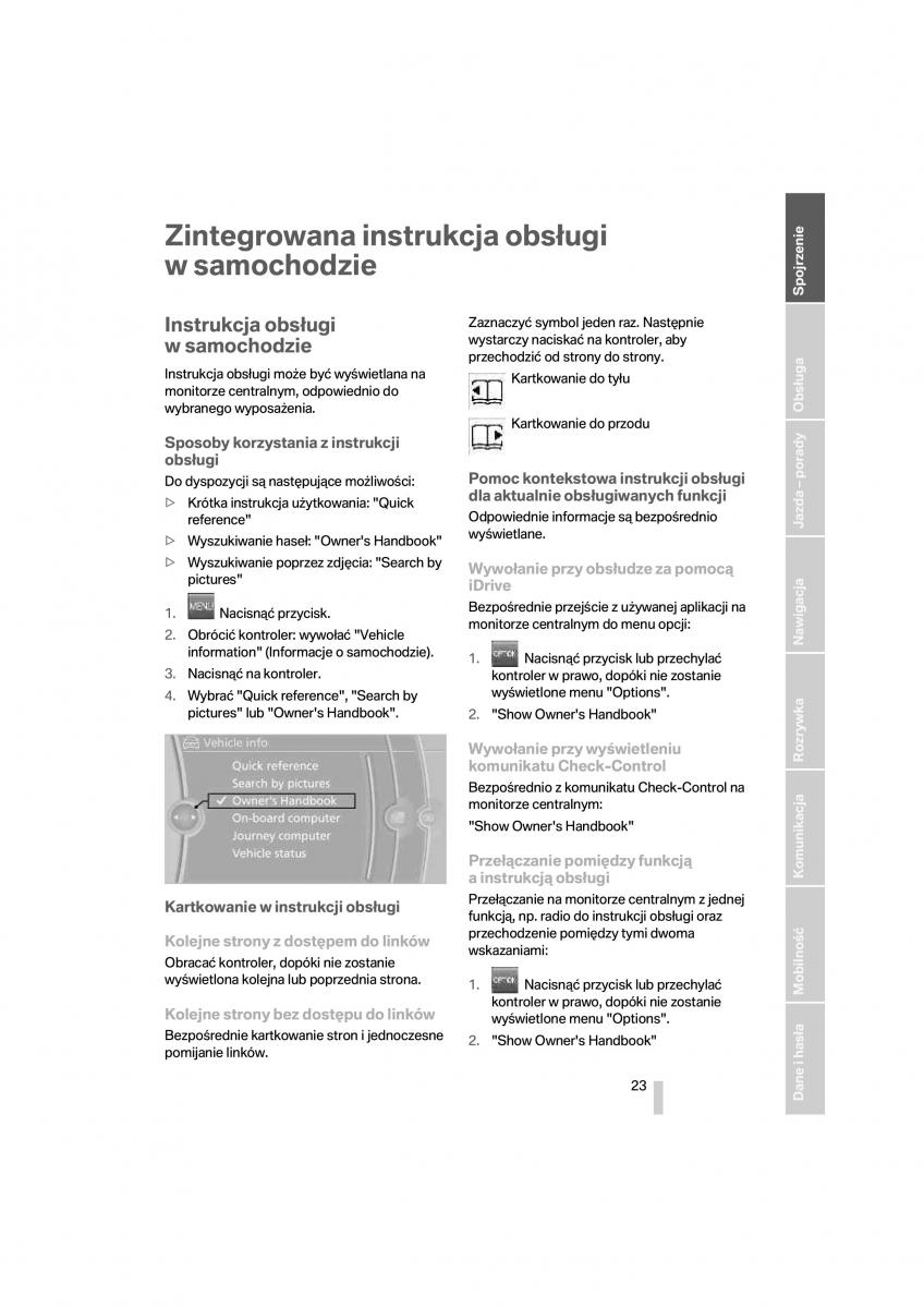 manual  BMW 7 F01 instrukcja / page 24