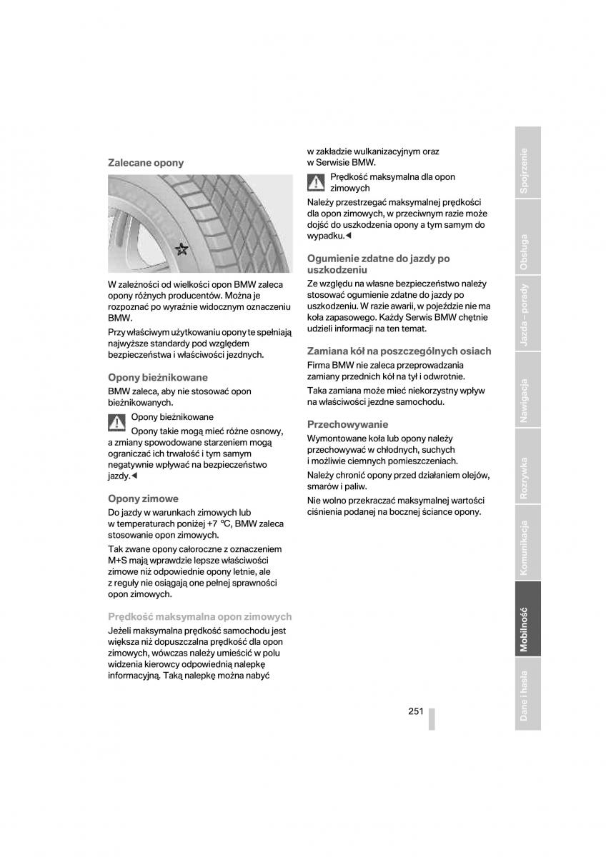 BMW 7 F01 instrukcja obslugi / page 252