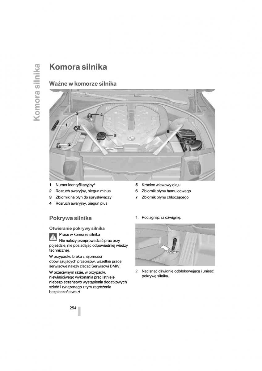 BMW 7 F01 instrukcja obslugi / page 255