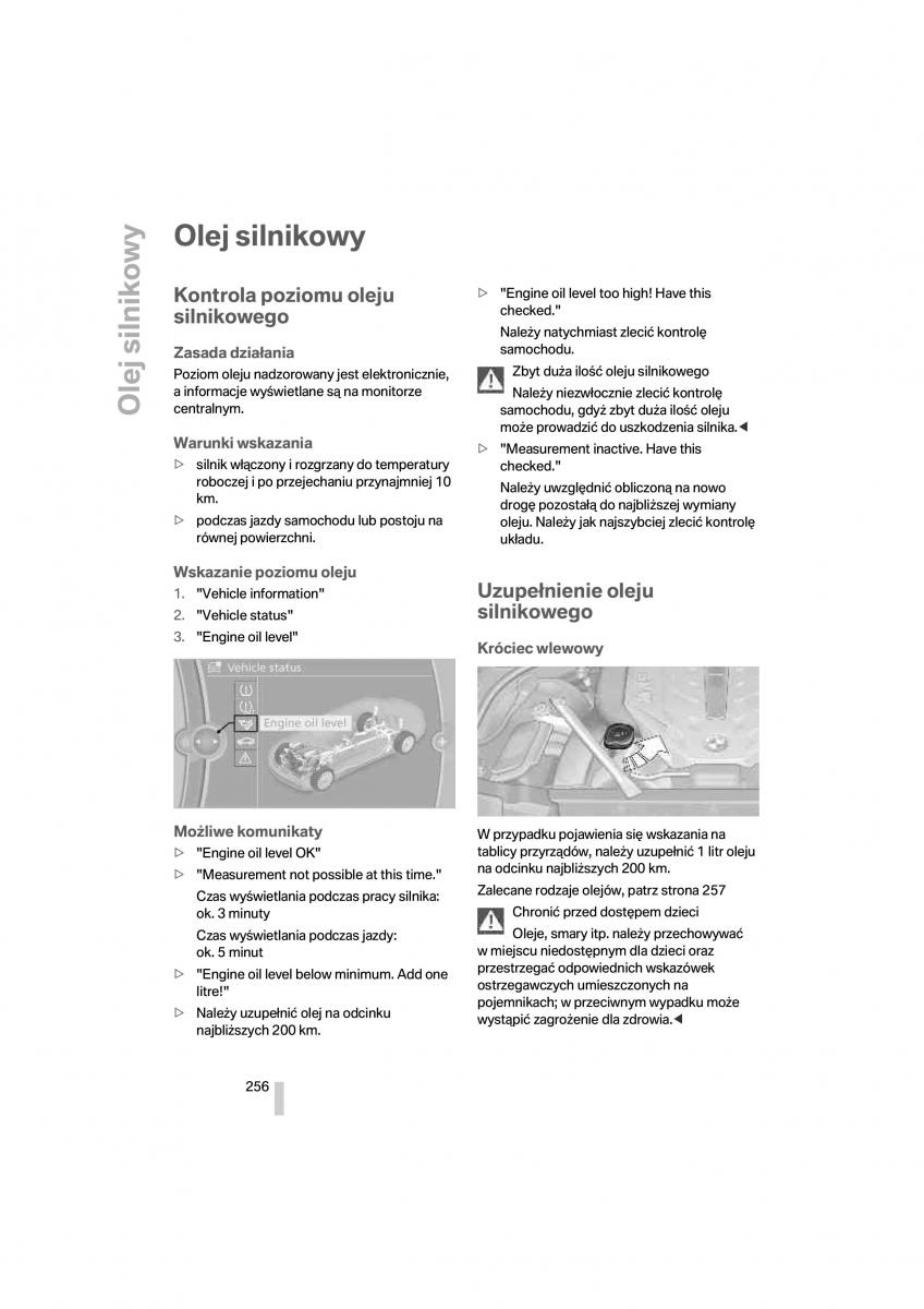 BMW 7 F01 instrukcja obslugi / page 257