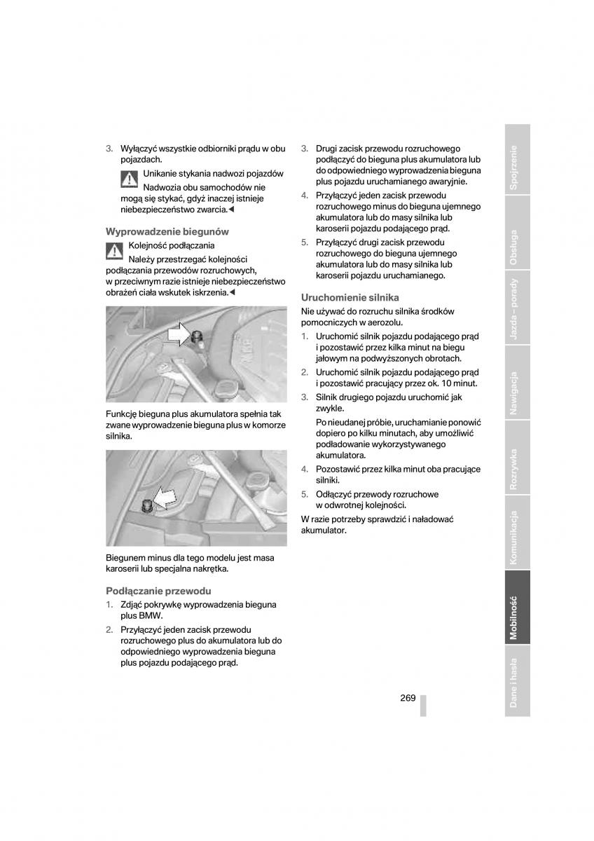 BMW 7 F01 instrukcja obslugi / page 270