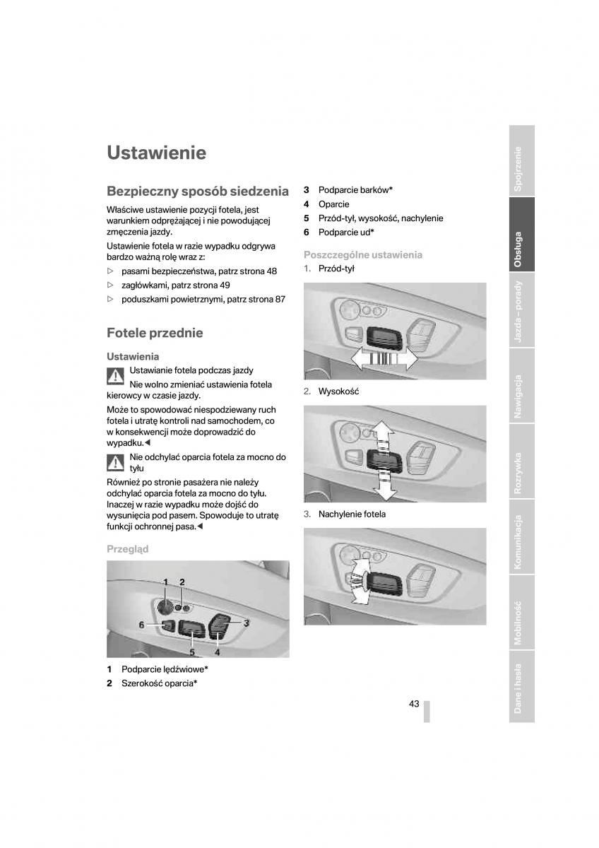 BMW 7 F01 instrukcja obslugi / page 44