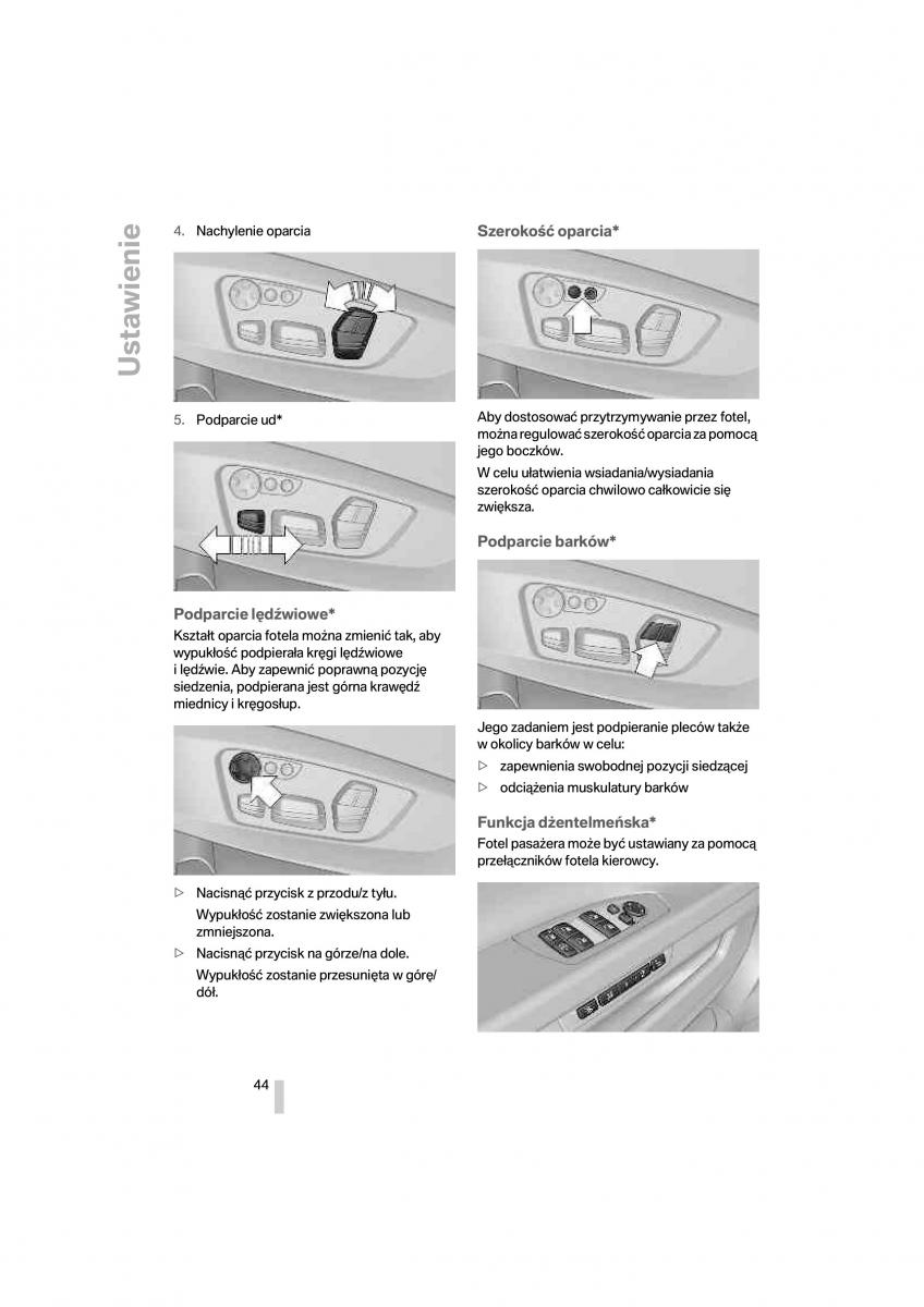 BMW 7 F01 instrukcja obslugi / page 45