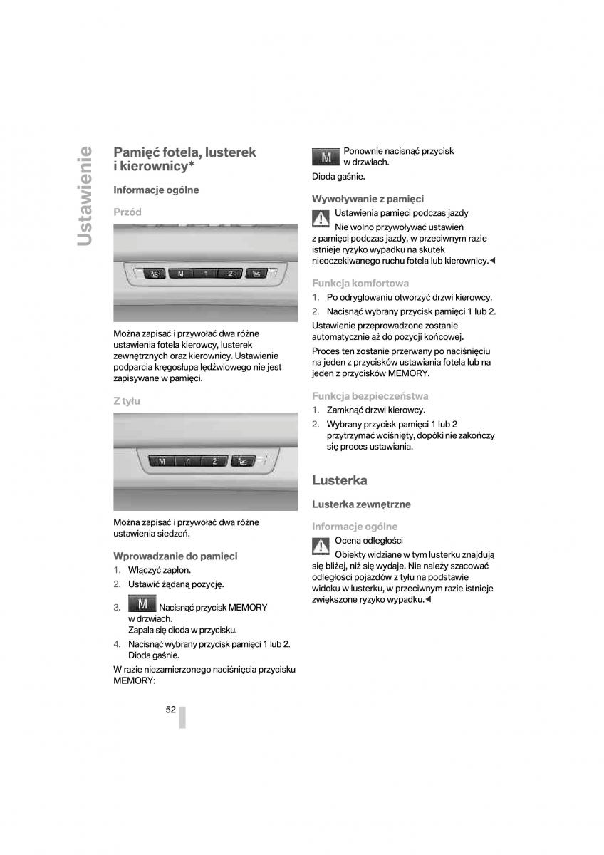 BMW 7 F01 instrukcja obslugi / page 53