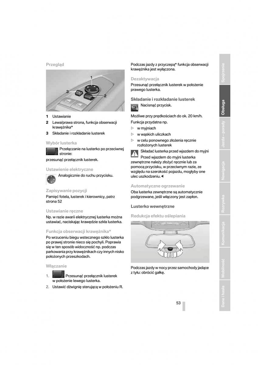 BMW 7 F01 instrukcja obslugi / page 54