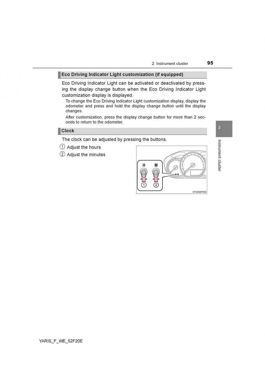 Toyota Yaris III 3 owners manual / page 95